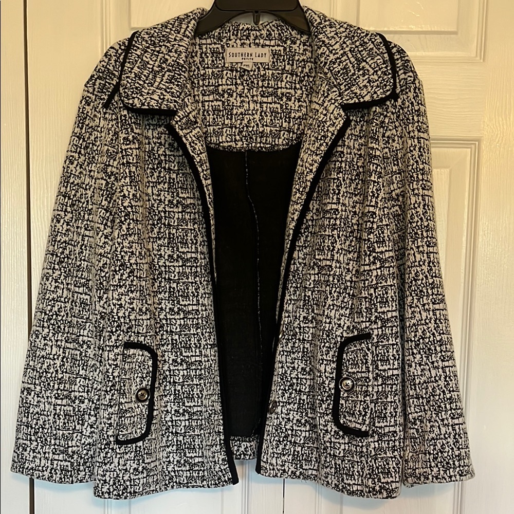 Black and White Women's Jacket